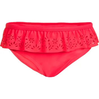 Dámské oblečení DECATHLON Spodní díl plavek pro nejmenší 3 ROKY RŮŽOVÁ|ČERVENÁ