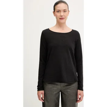 Bavlněné tričko s dlouhým rukávem Marc O'Polo B41238552493 černá 99A, vel. XS