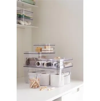 Archivační box Víko "Compact Clear S", průhledné, SMARTSTORE 10790