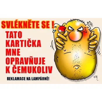 Žertovný předmět Průkaz Svlékněte se