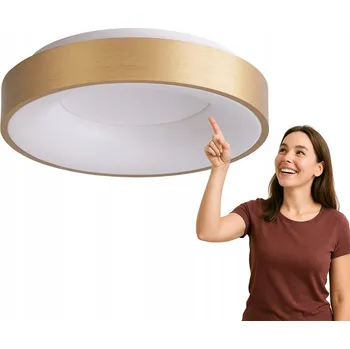 Stropní Svítidlo kulatý Italux 48 x 48 cm zlatý