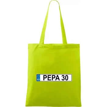 SPZ Pepa 30 - Taška bavlněná - 42 x 38 cm ( Limetková )