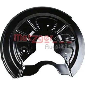 Brzdový kotouč Ochranný plech proti rozstřikování, brzdový kotouč METZGER 6115220