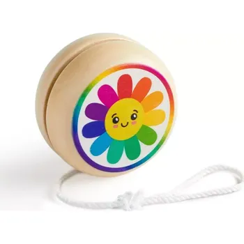 Jojo Mudpuppy Dřevěné jojo Duhová sedmikráska