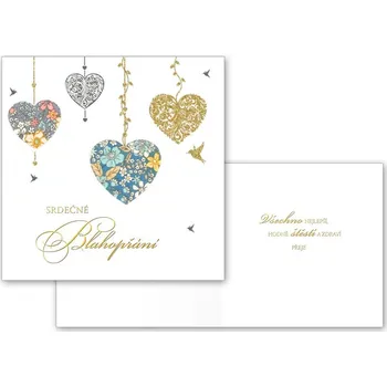 UNIPAP přání srdečné CN-680 PRANI_H_C0375 165649