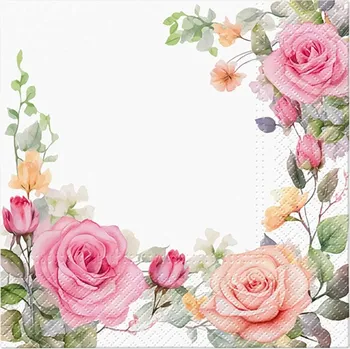 Papírový kapesník Paw Ubrousky PAW TETE L (20ks) Gentle Bloom 536500