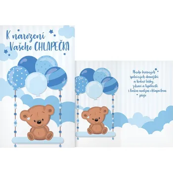 UNIPAP přání k narození miminka M07-058 T PRANI_T_2193 302727