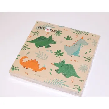 Papírový kapesník Paw Ubrousky PAW TETE L (20ks) Dino příroda /MES201214/ 489015