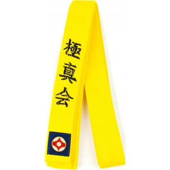 Opasek Pásek Bushi 260 cm žlutý