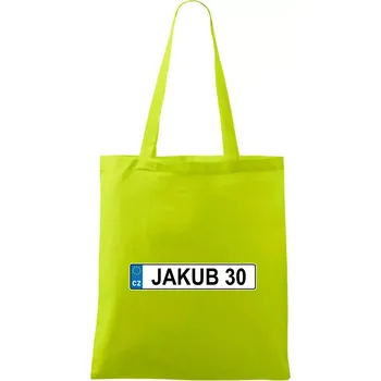 SPZ Jakub 30 - Taška bavlněná - 42 x 38 cm ( Limetková )