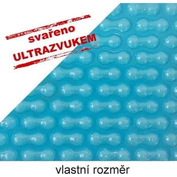 bazénová plachta Solární plachta na míru modrá 400 mic