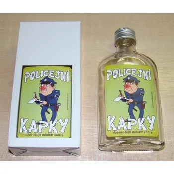 Placatka Skleněná placačka Policejní kapky 607926