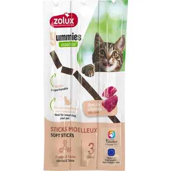 Pamlsek pro kočku ZOLUX YUMMIES jehněčí s rýží 3ks