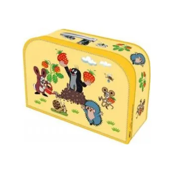 První čtění Der kleine Maulwurf Spielzeugkoffer Pappkoffer gelb medium, Kinderkoffer: Motiv Erdbeeren mit Metallhenkel und Metallverschluss – Trötsch Verlag (DE)