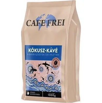 Káva Cafe Frei Káva Karibské ostrovy, s kokosem, zrnková, 1000 g, CAFE FREI 512987