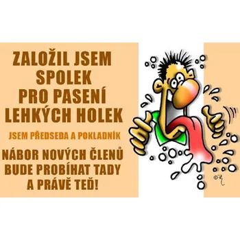Žertovný předmět Průkaz Založil jsem spolek pro pasení ...