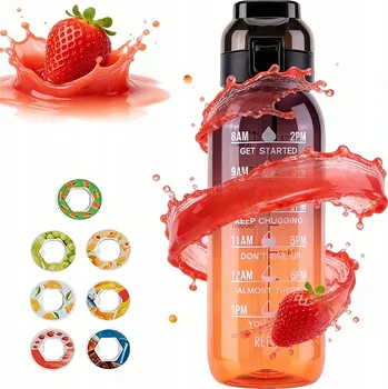 Láhev SPORTOVNÍ LÁHEV NA VODU LAHEV NA PITÍ NA NÁPOJ S ODMĚRKOU 1000 ml