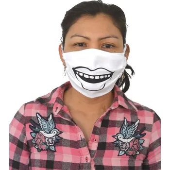 rouška Bavlněná rouška s potiskem Velký úsměv 608752