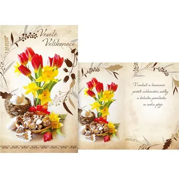 UNIPAP přání Velikonoční malé N02-088 Z PRANI_Z_614 302635