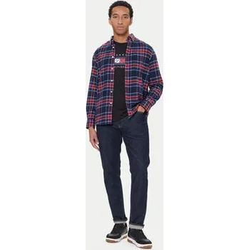 Pánská košile Tommy Hilfiger Košile Hero MW0MW40473 Tmavomodrá Regular Fit 3XL