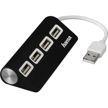 USB hub Hama Rozbočovač USB - černá 464333