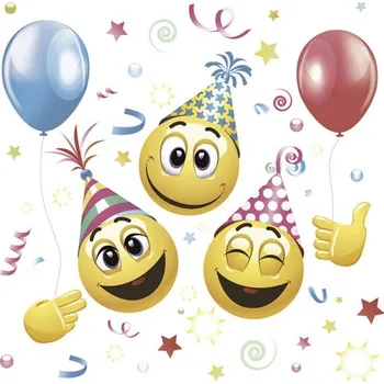 Papírový kapesník Pol-Mak Ubrousky DAISY L (20ks) Smile Icons and Balloons 482987