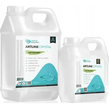 Krystalová epoxidová pryskyřice 20 kg - tekutá pryskyřice, na formy, šperky a podtácky