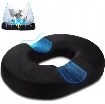 Polštář Ortopedický Polštář na sezení po porodu, na hemoroidy, kruh s otvorem