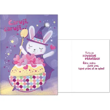 UNIPAP přání dětské CN-580 PRANI_V_C0012 302504