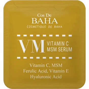 Pleťové sérum Rozjasňující sérum Cos De Baha Vitamin C MSM Serum (cestovní balení) 1,5 ml