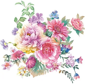 Papírový kapesník Pol-Mak Ubrousky MAKI L (20ks) Watercolor Flowers 300319