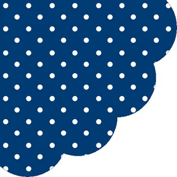 Papírový kapesník Paw Ubrousky PAW R 32 cm Dots Dark Blue 445613