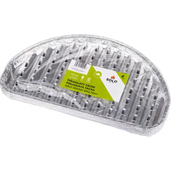SOLO Půlkulatý grilovací tácek 33 x 19 x 2 cm / 5 ks