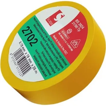 Izolační páska IZOLAČNÍ PÁSKA SCAPA PVC 2702 19mm x 25m žlutá