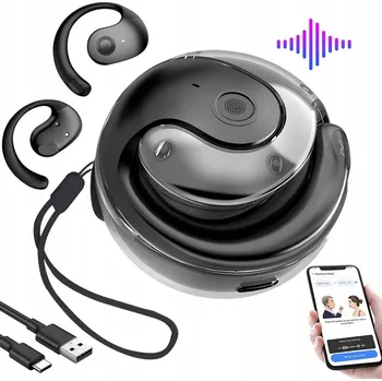 BEZDRÁTOVÁ SLUCHÁTKA S AI PRO PŘEKLAD, PRÁCI A SCHŮZKY, BLUETOOTH 5.4