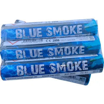 Zábavní pyrotechnika Dýmovnice modrá Blue smoke
