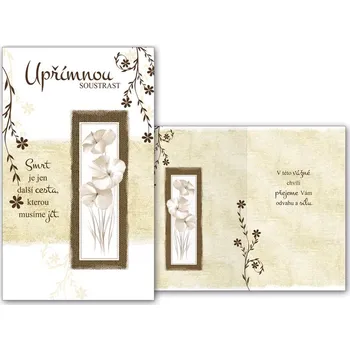 UNIPAP přání kondolenční M13-069 T PRANI_T_1899 302397