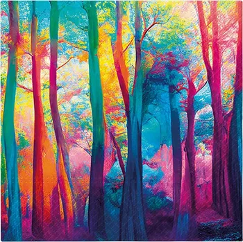 Papírový kapesník Paw Ubrousky PAW L 33x33cm Magic Forest 542413