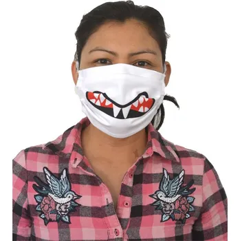 rouška Bavlněná rouška s potiskem Zubatý úsměv 608757