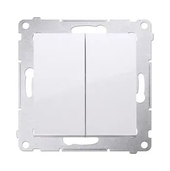 vypínač Vypínač sériový, řazení 5, 16 AX / 230 V~, šroubové svorky, Simon 54 DW5A.01/11, bílá