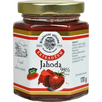 Klášterní officína Extradžem 98% jahoda se stévi 170 g