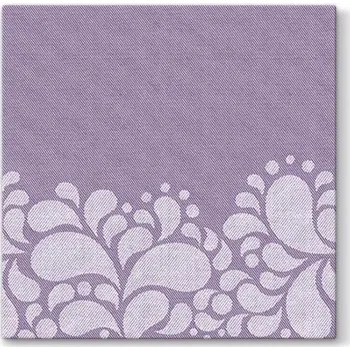 Papírový kapesník Paw PAW Airlaid ubr.40x40 50ks Lisbon violet 357365