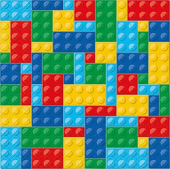 Papírový kapesník Paw Ubrousky PAW L 33x33cm Colorful Bricks 461549