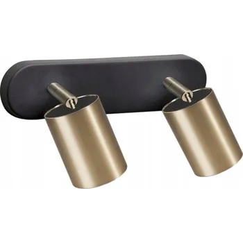 Lampička Nástěnný reflektor kulatý Nowodvorski černý, žlutý