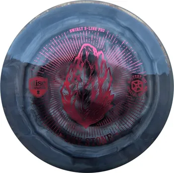 Disc golf Discmania PD2 S-Line Swirl Sky Stone (discgolf) (Speed: 12, Glide: 4, Turn: 0, Fade: 4)
