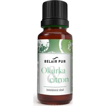 Vonný olej Belair Pur Vonný olej OKURKA & CITRON 20 ml