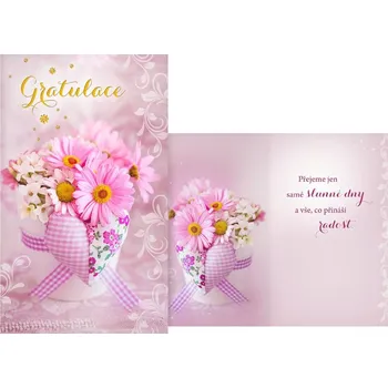 UNIPAP přání srdečné malé M18-232 Z PRANI_Z_571 165736