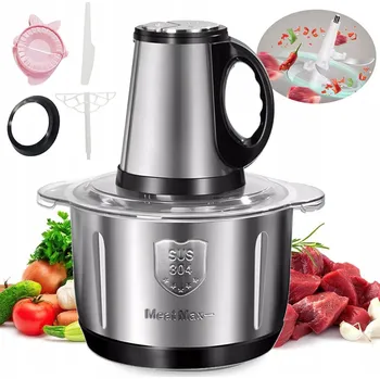 Kuchyňský mlýnek VÍCEÚČELOVÝ ELEKTRICKÝ MLÝNEK NA MASO 5L VELKÁ KAPACITA SILNÝ MOTOR