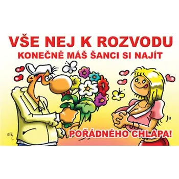 Žertovný předmět Průkaz Vše nej k rozvodu