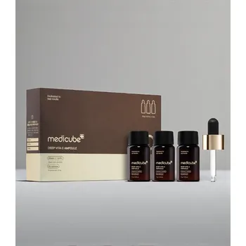 Pleťové sérum Medicube - Deep Vita C Ampoule 2.0 - Intenzivní ampule s vitamínem C pro rozjasnění a sjednocení pleti 30g
